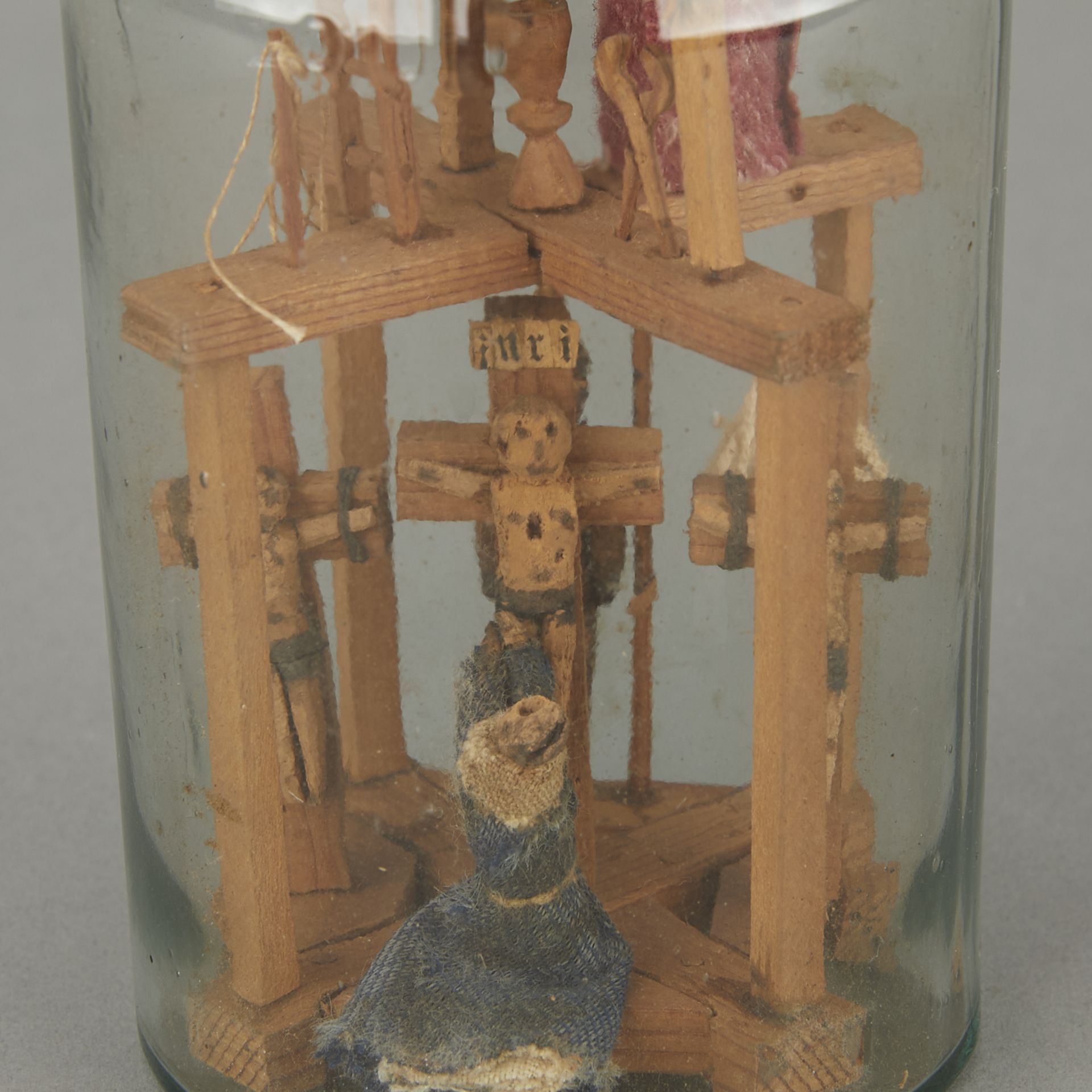 Antique Arma Christi in Bottle - Bild 8 aus 10