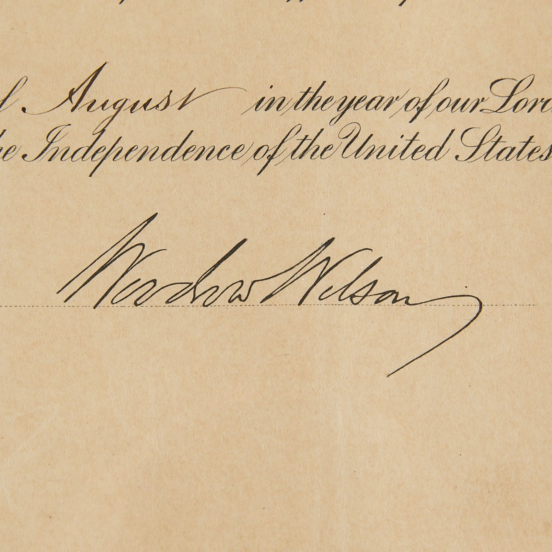 Postmaster Document Signed by Woodrow Wilson - Image 2 of 8