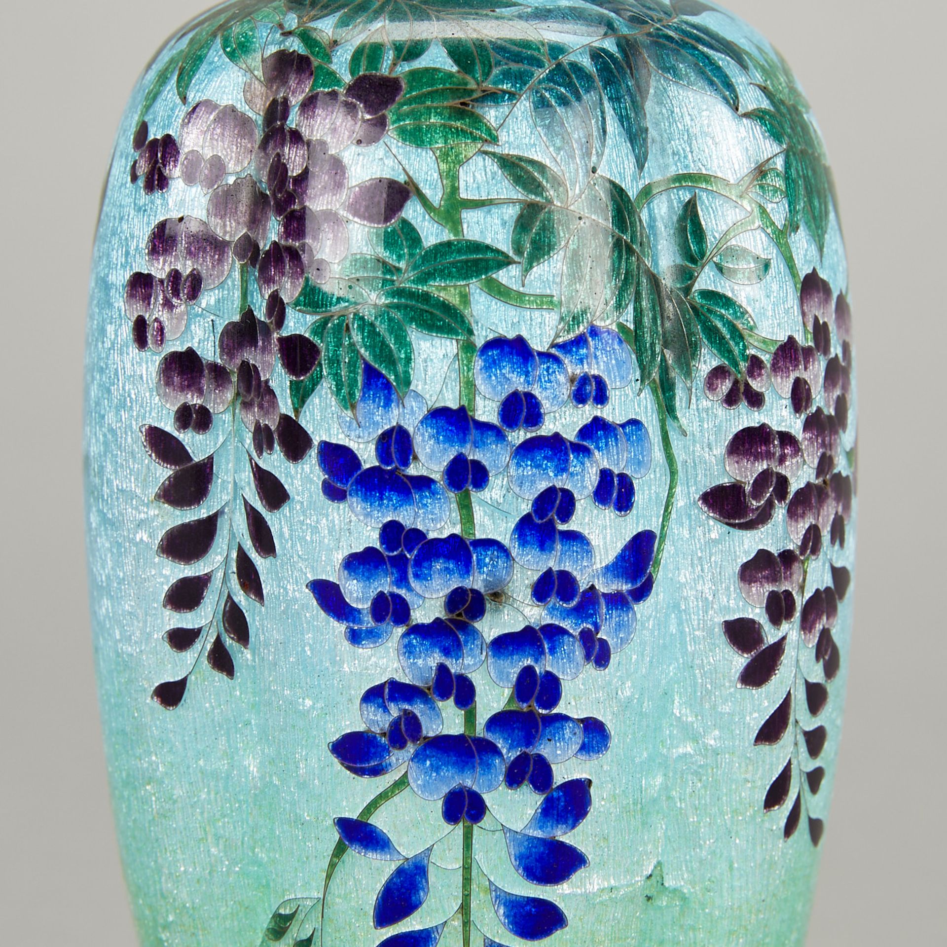 4 Antique Japanese Cloisonne Vases - Bild 17 aus 19