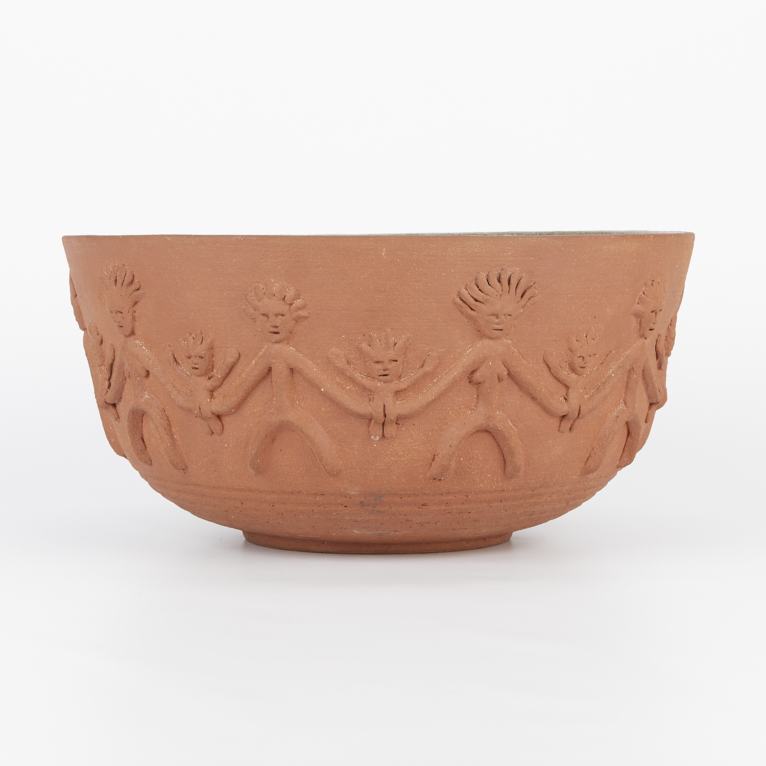 Edwin Scheier Ceramic Bowl w/ Applied Decoration - Image 5 of 13