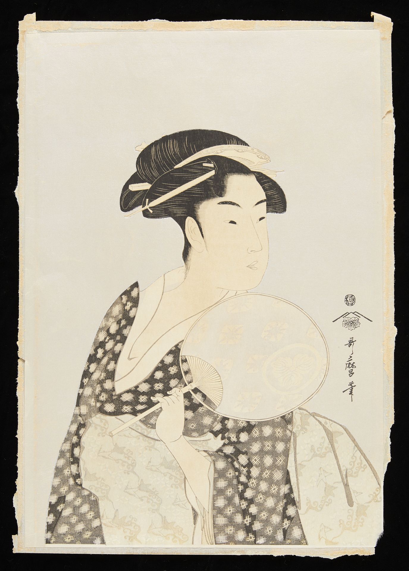 2 After Kitagawa Utamaro Woodblock Prints - Image 7 of 11