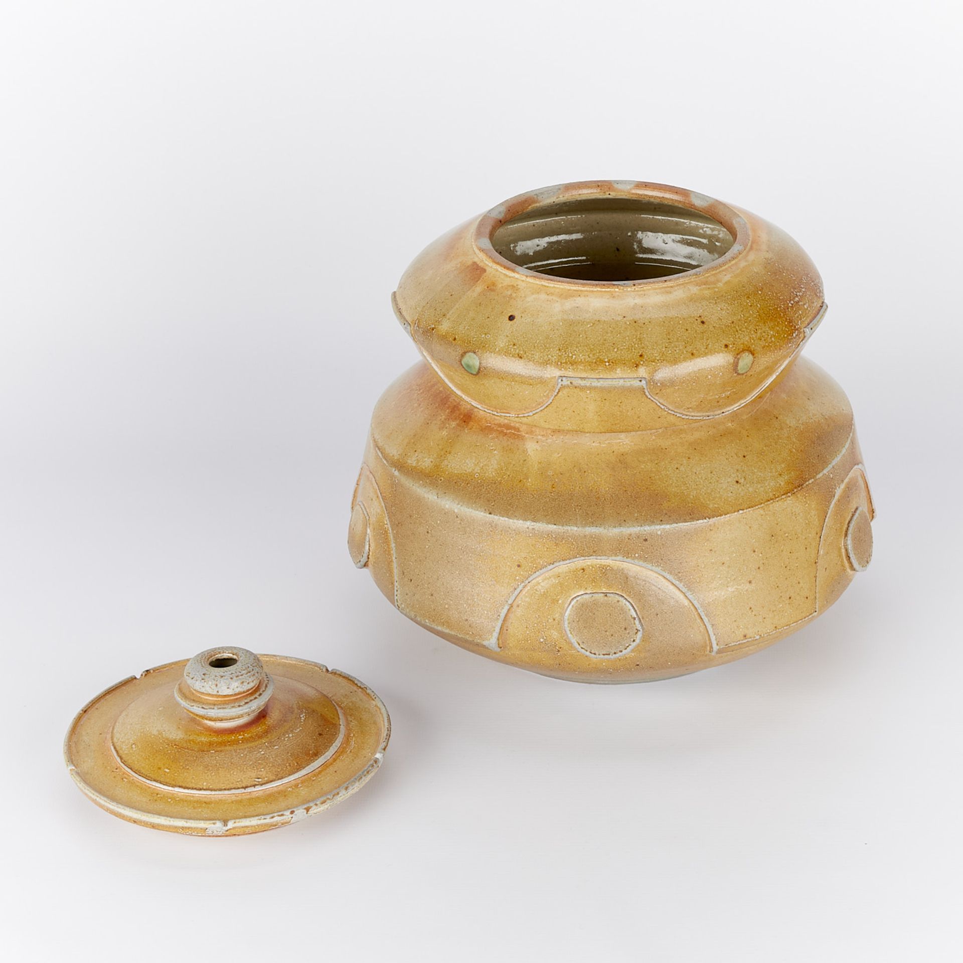 Matt Kelleher Covered Ceramic Jar - Image 5 of 10