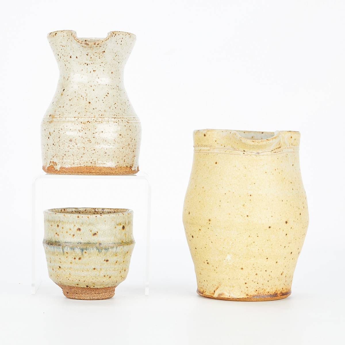 3 Warren MacKenzie Studio Ceramic Vessels - Marked - Image 5 of 17