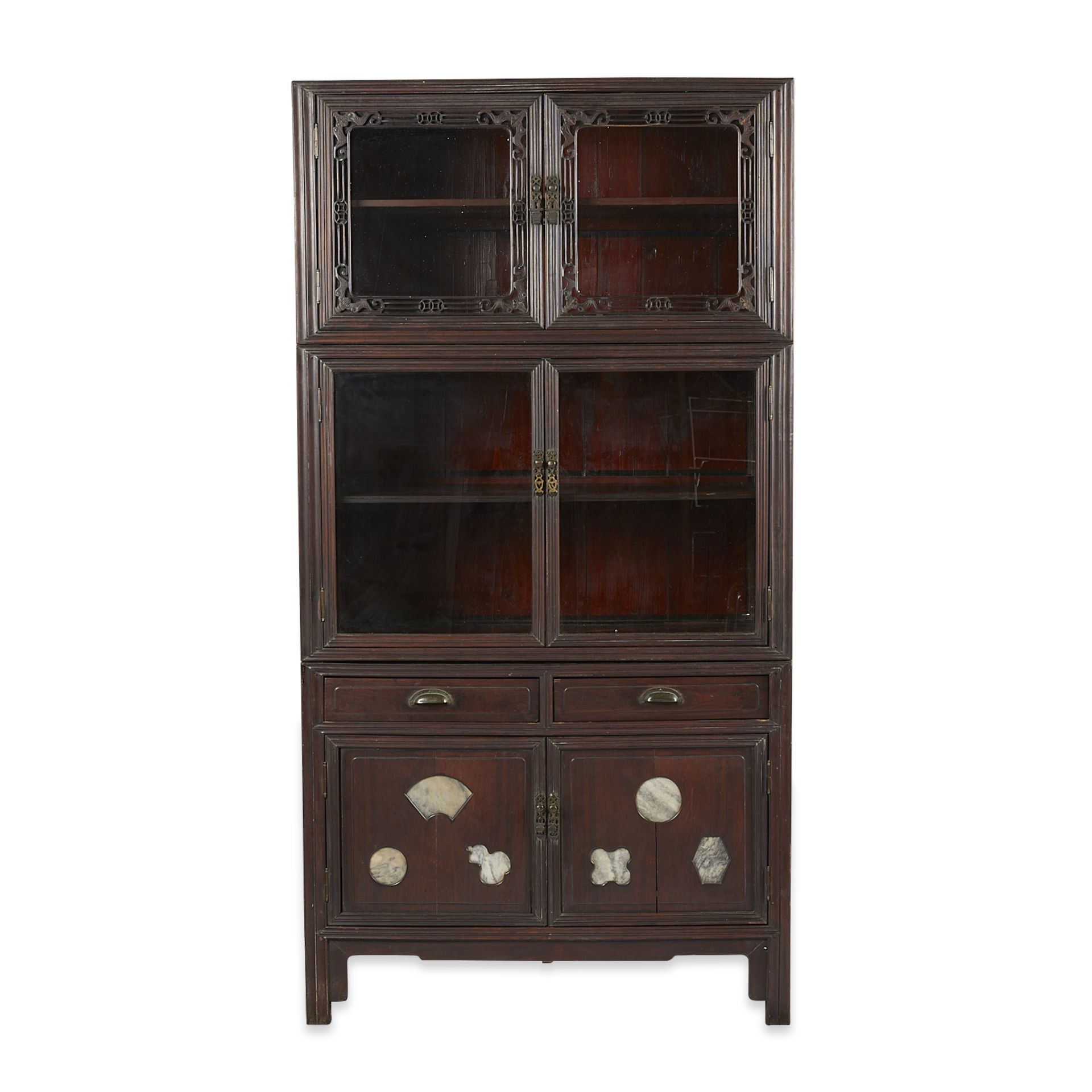 Large 3 Piece Chinese Display Case - Image 3 of 15