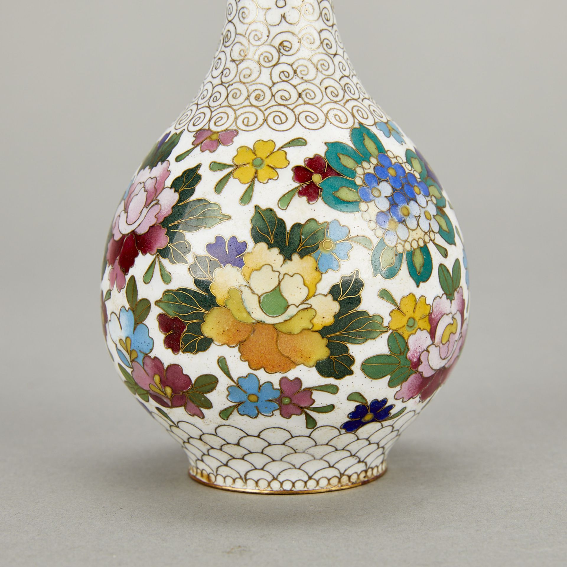 4 Antique Japanese Cloisonne Vases - Bild 2 aus 19