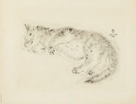 Leonard Foujita "A Book of Cats" Collotype 1929