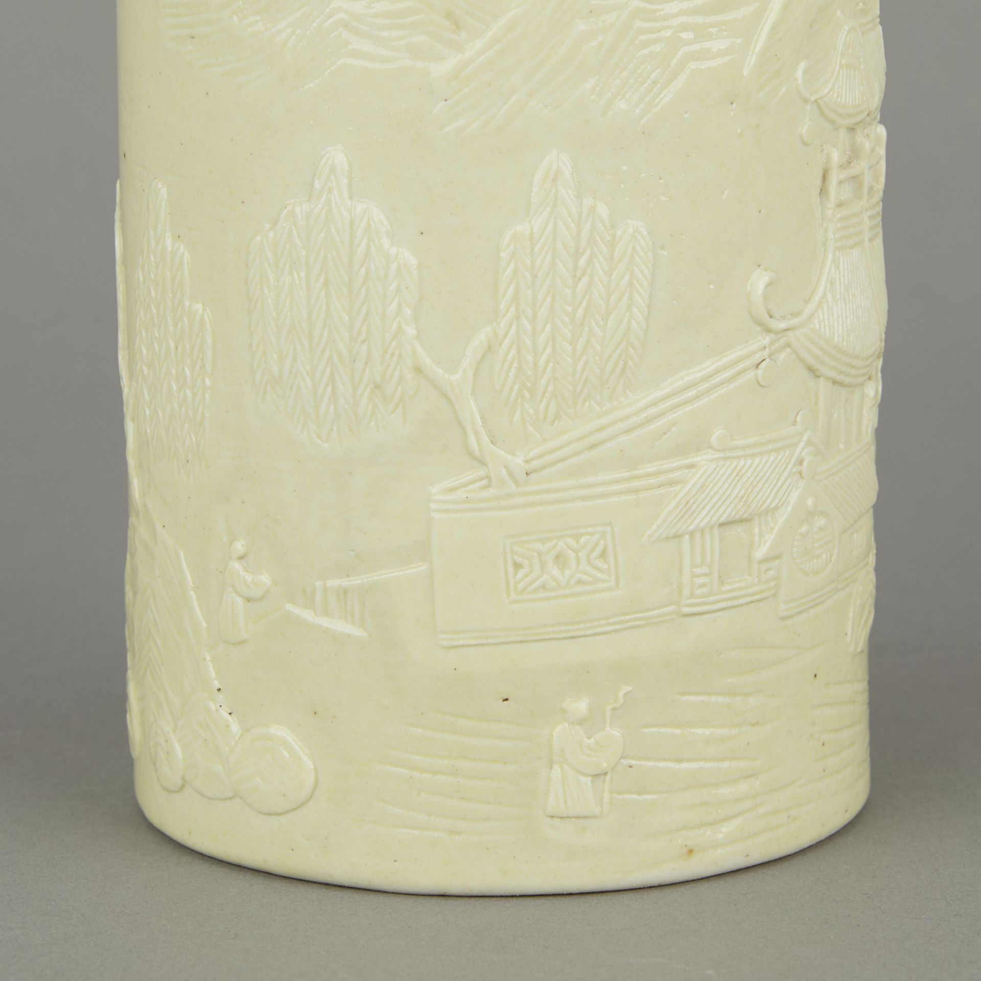 Porcelain Brushpot Style of Wang Bing Rong - Image 8 of 9