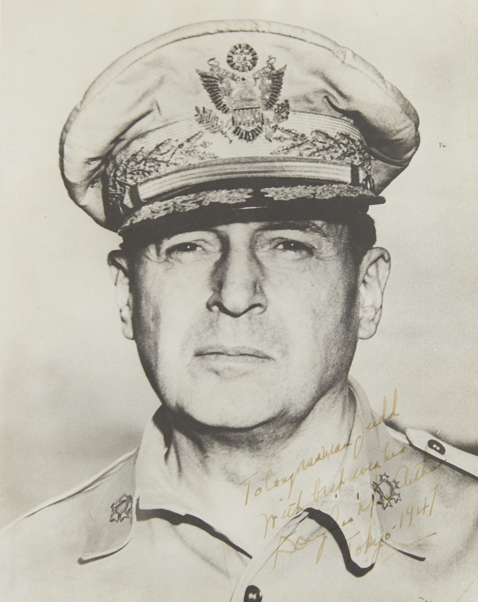 Autographed Photo of General Douglas MacArthur
