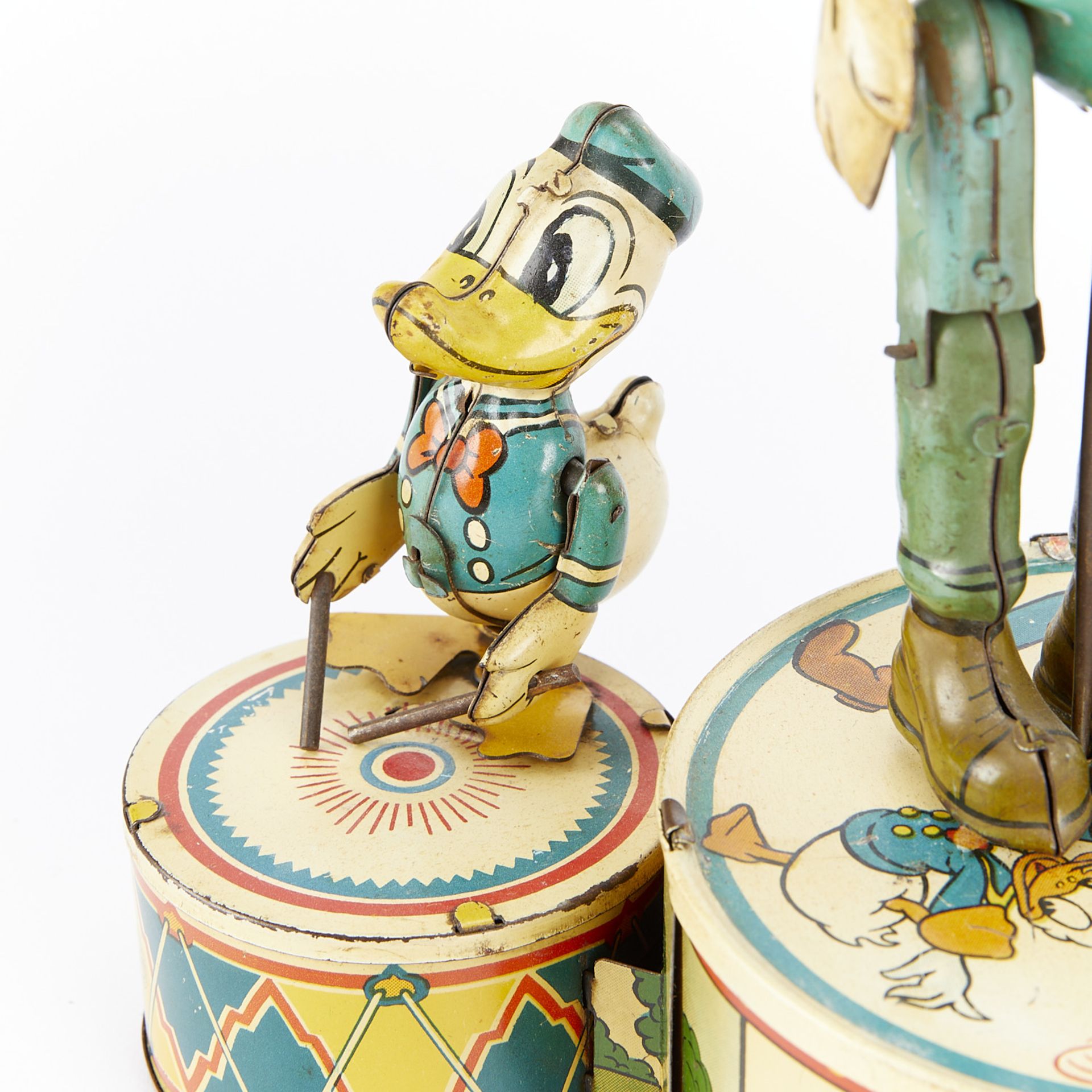 Marx "Disney's Donald Duck Duet" Tin Wind-up Toy - Image 9 of 11