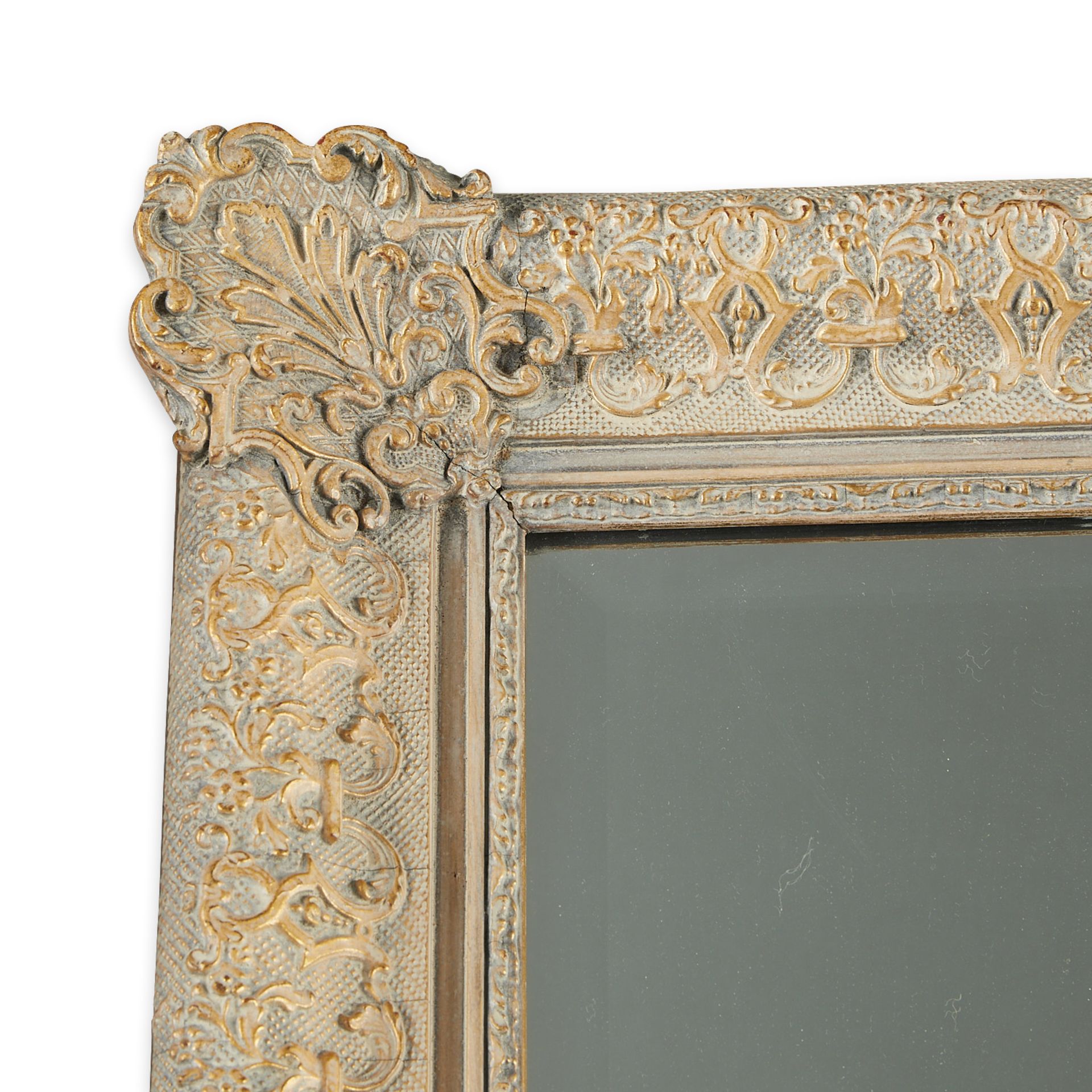 Early 20th c. Frame with Modern Mirror - Image 4 of 6