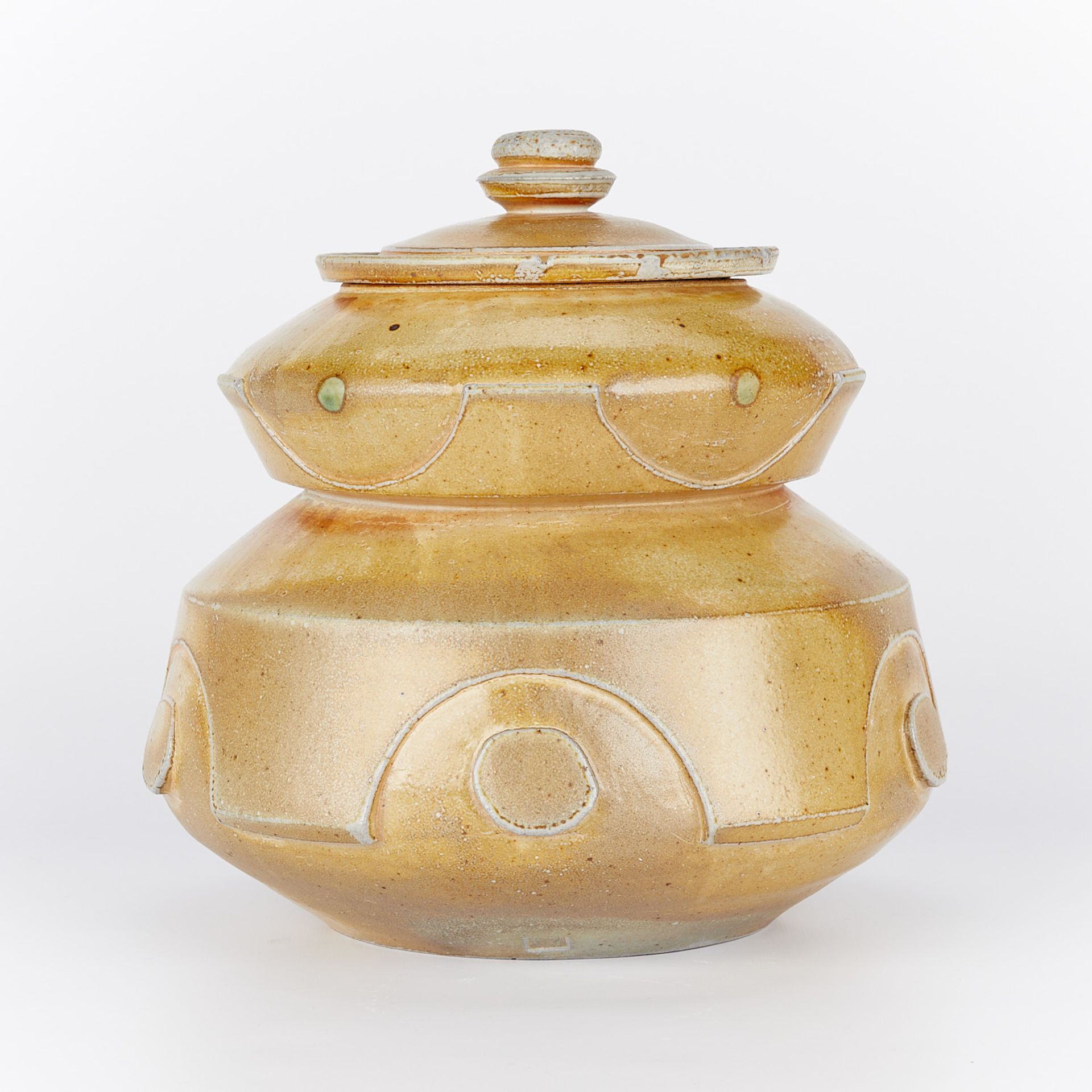 Matt Kelleher Covered Ceramic Jar - Image 4 of 10