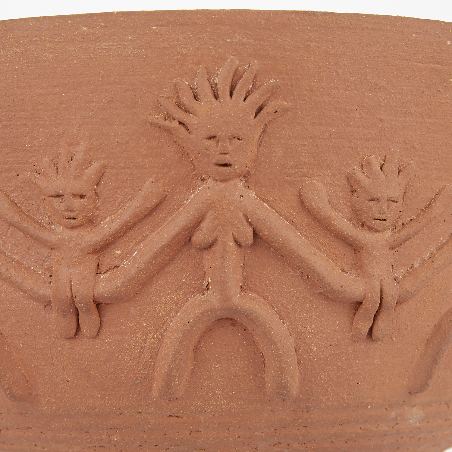 Edwin Scheier Ceramic Bowl w/ Applied Decoration - Image 12 of 13