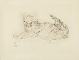 Leonard Foujita "A Book of Cats" Collotype 1929