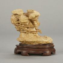 Chinese Scholar's Rock w/ Stand