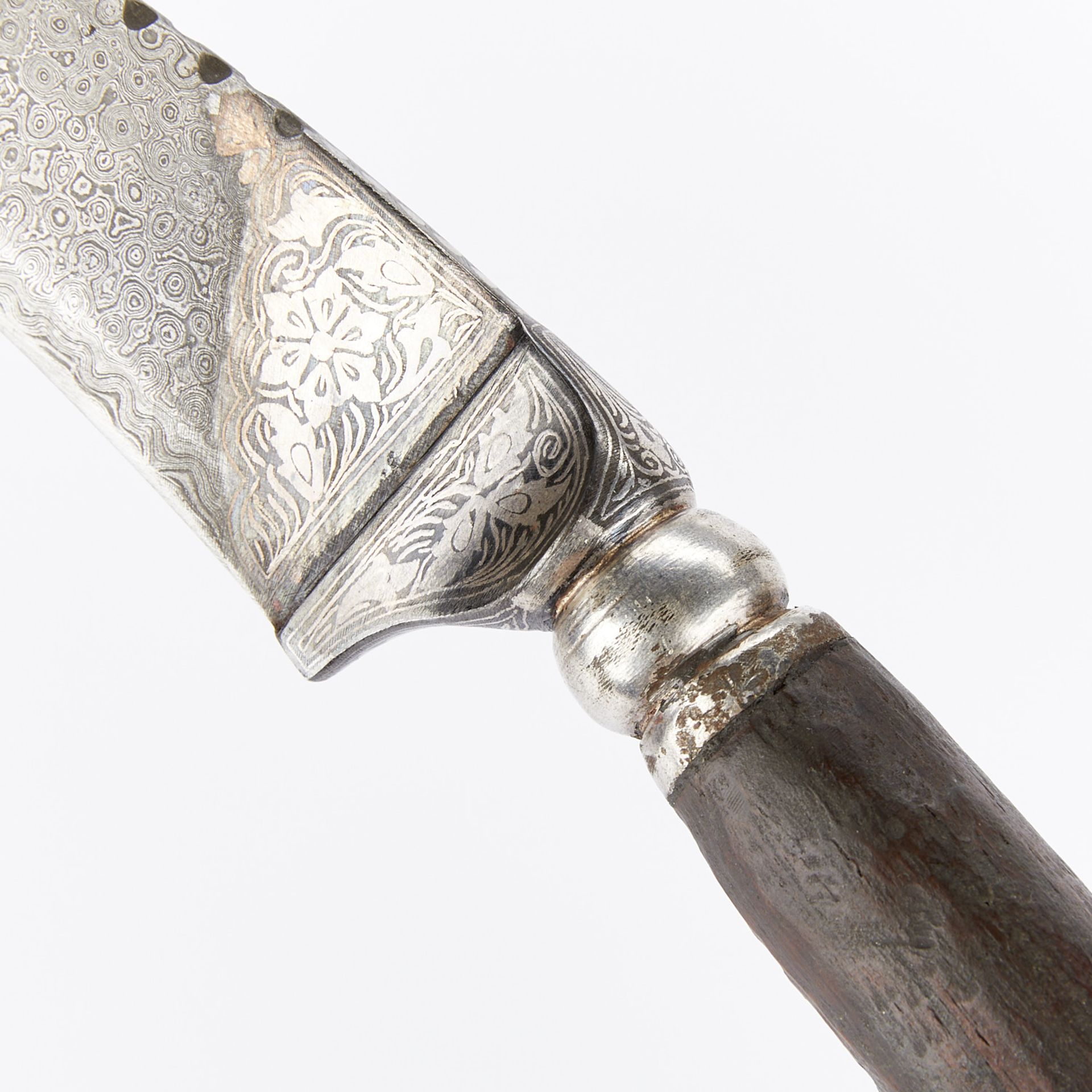 Middle Eastern Mughal Damascus Steel Dagger - Image 7 of 11