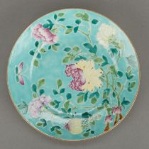 Chinese Straits Chrysanthemum Porcelain Plate
