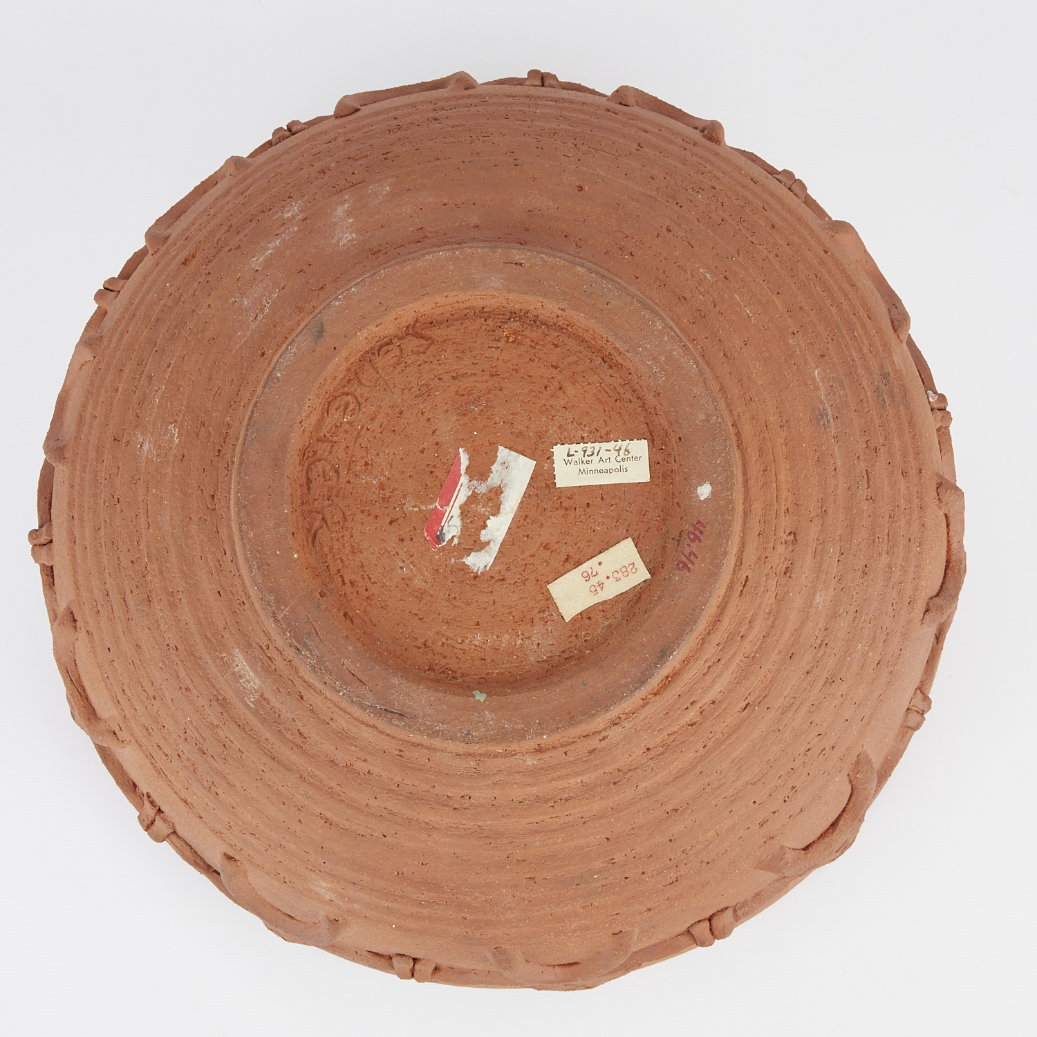 Edwin Scheier Ceramic Bowl w/ Applied Decoration - Image 9 of 13