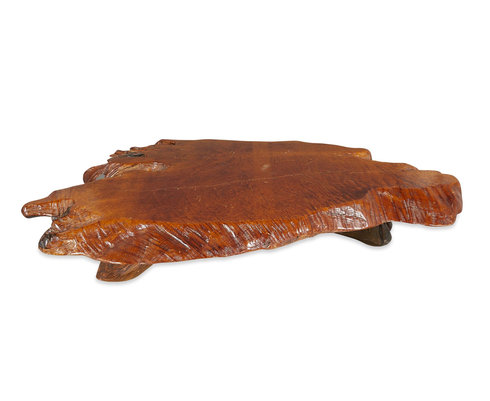 Vintage Redwood Burl Coffee Table - Image 10 of 10