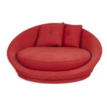 Milo Baughman for Coggin Red MCM Satellite Chaise