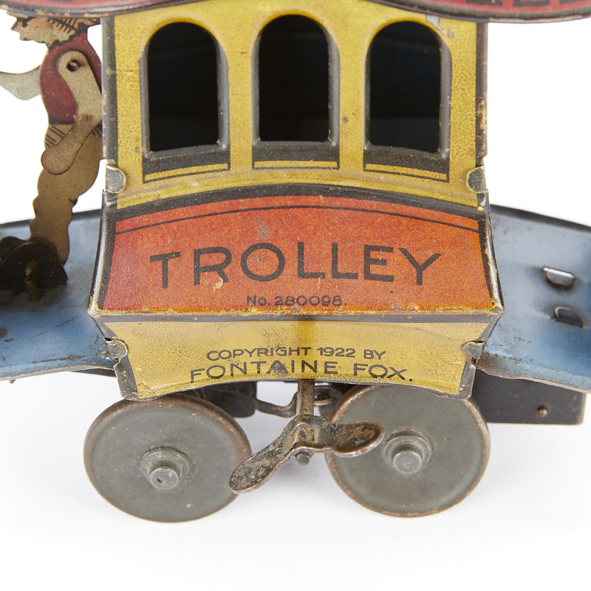 Fontaine Fox German Toonerville Trolley Tin Toy - Image 9 of 10