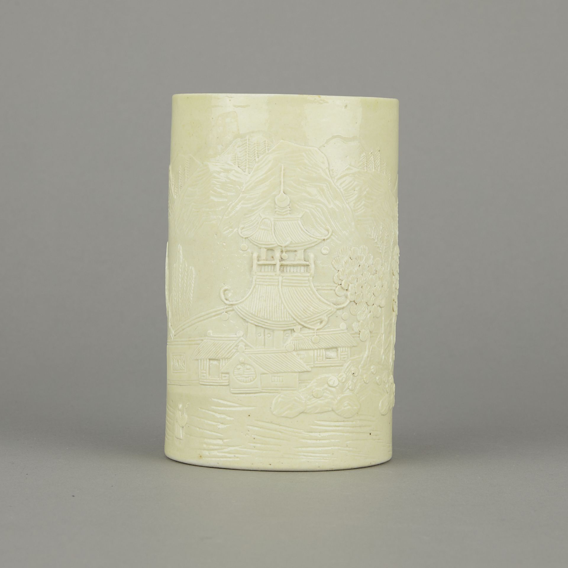 Porcelain Brushpot Style of Wang Bing Rong