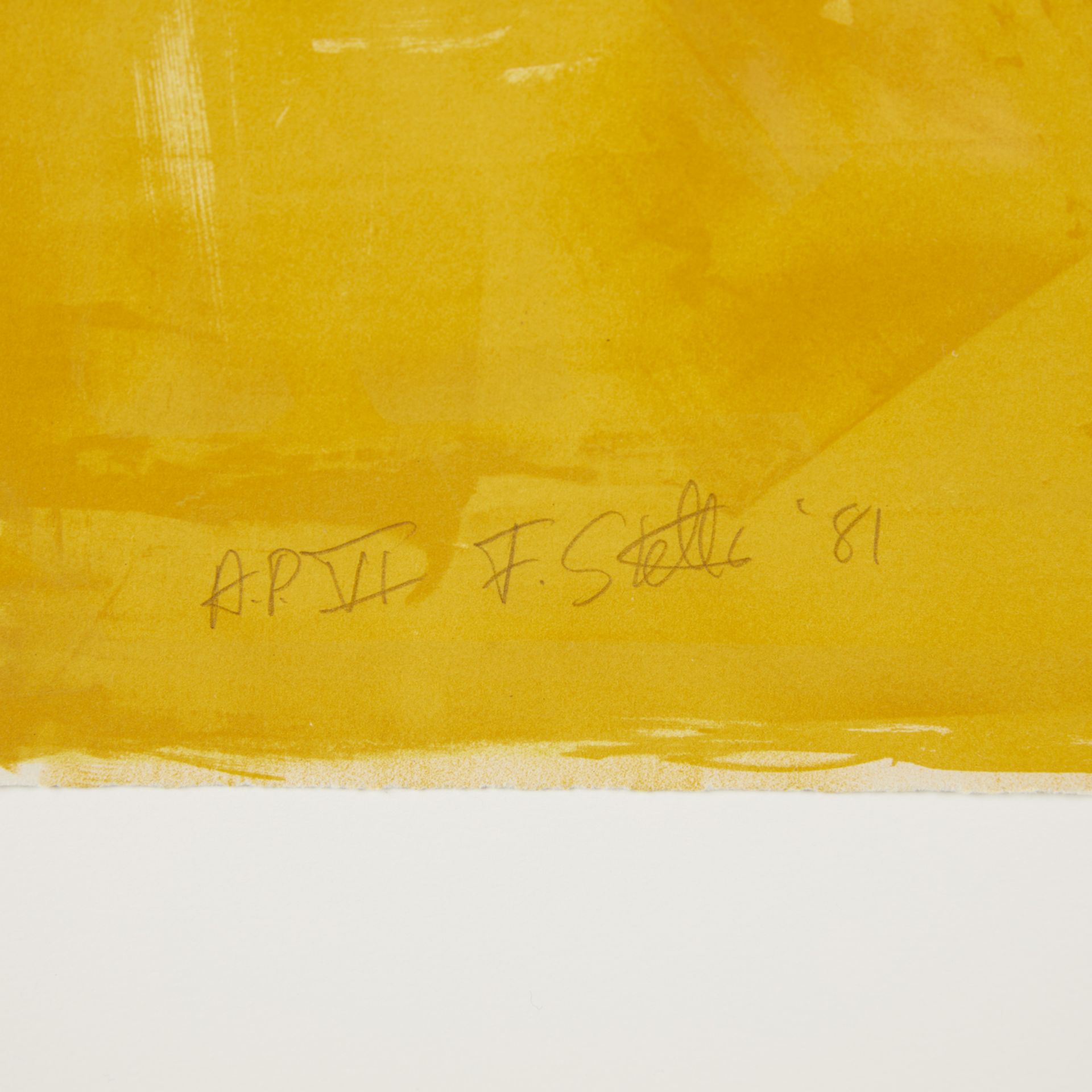 Frank Stella "Sinjerli Variation" Lithograph 1981 - Bild 2 aus 6