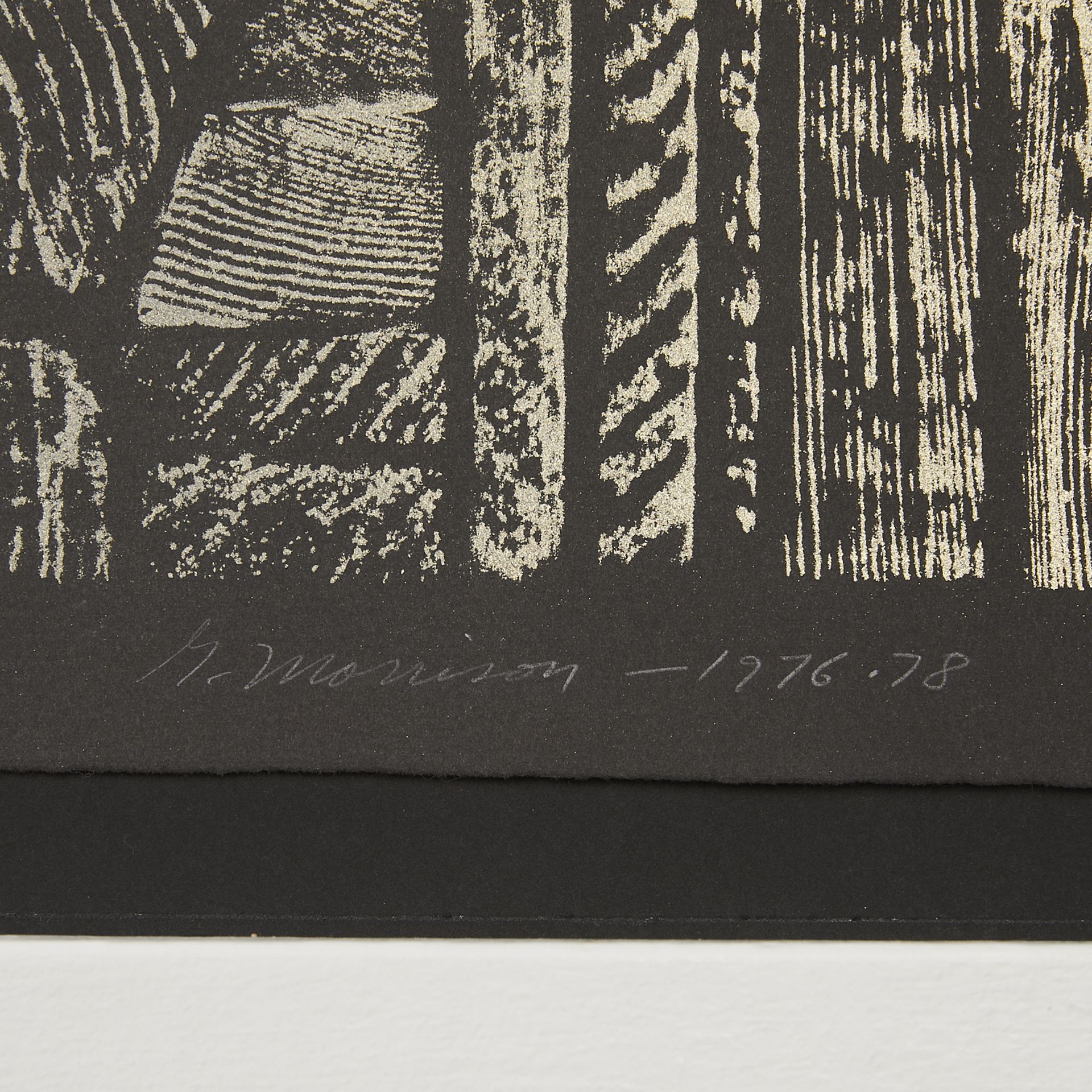 George Morrison Woodgrain Woodcut 1976-78 - Bild 2 aus 8
