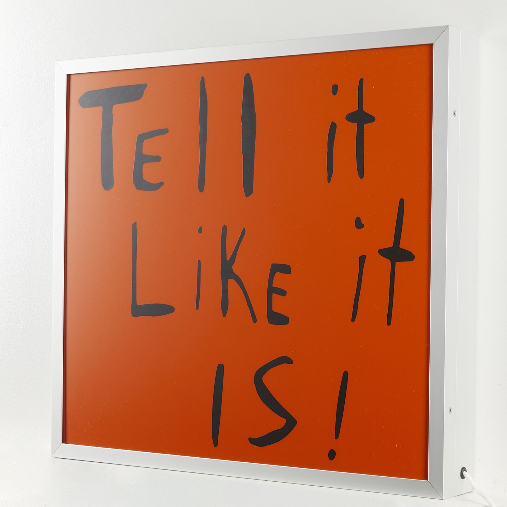 Sam Durant "Tell It Like It Is" Electric Sign 2020 - Image 8 of 11