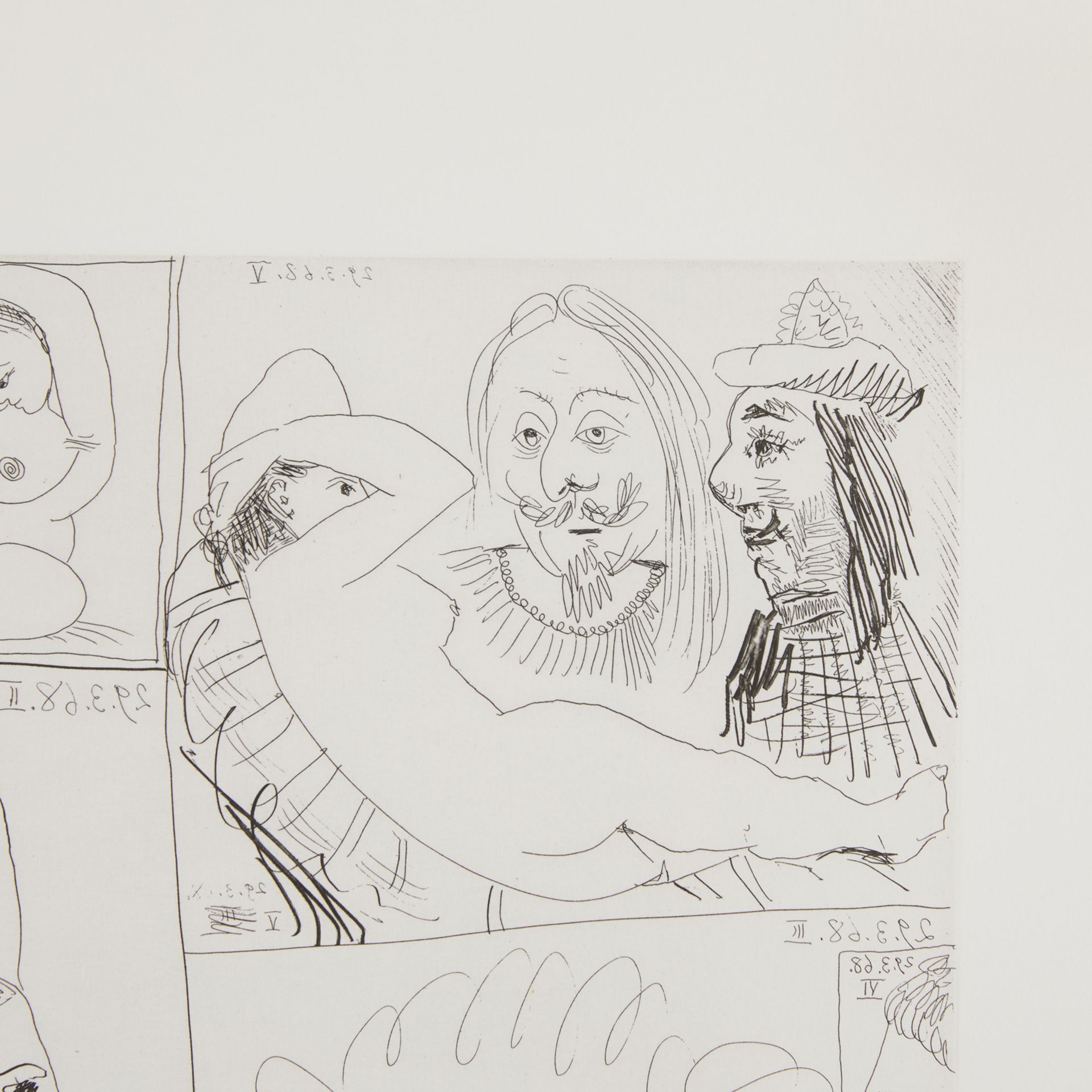 Picasso "Bande Dessinee" Etching 347 Series - Bild 6 aus 10