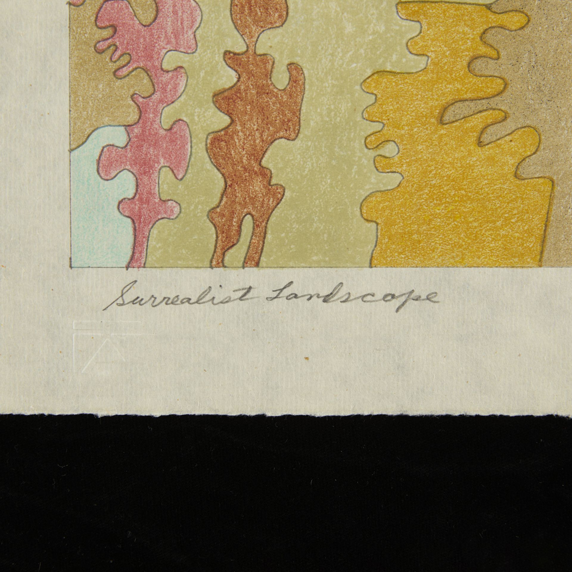 George Morrison "Surrealist Landscape" Lithograph - Bild 5 aus 7