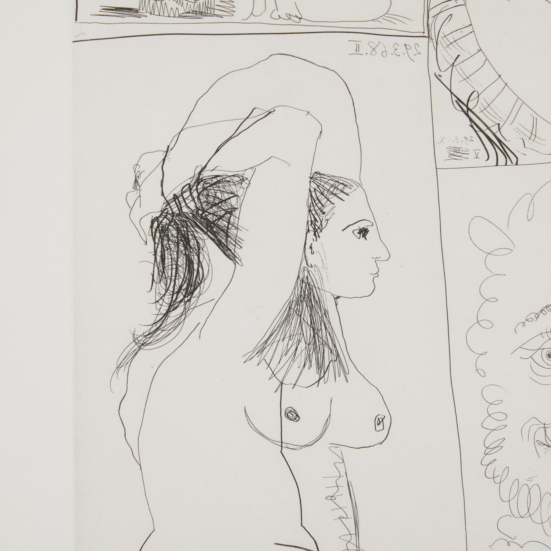 Picasso "Bande Dessinee" Etching 347 Series - Bild 5 aus 10