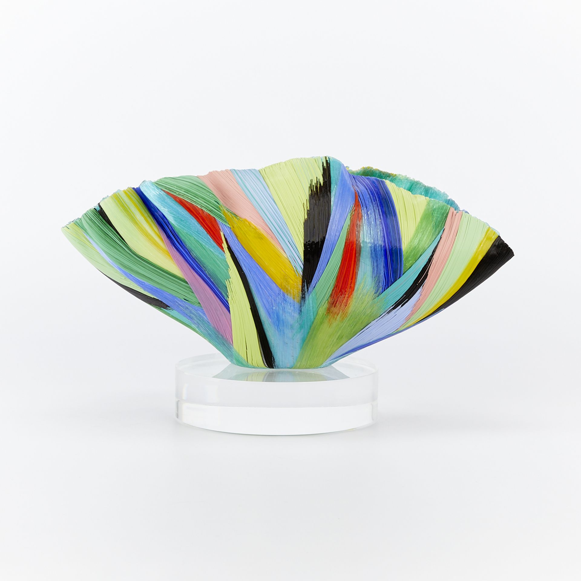 Mary Ann "Toots" Zynsky Filet-de-Verre Glass Bowl - Bild 6 aus 13