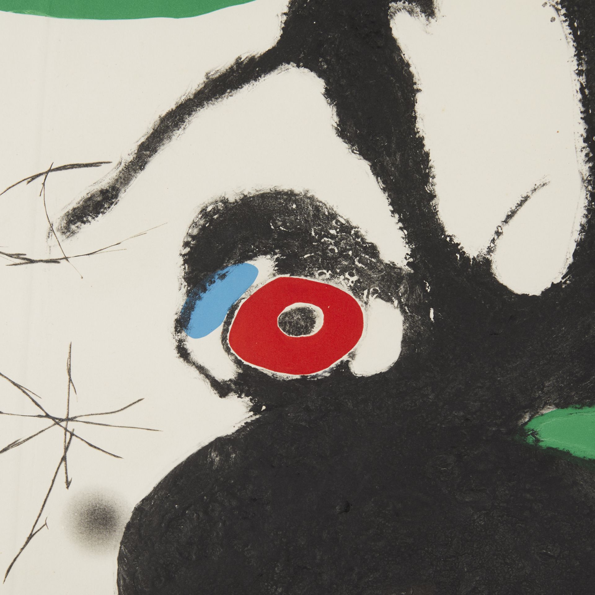 Joan Miro "Espriu" Print Plate V 1974 - Image 4 of 8