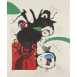 Joan Miro "Espriu" Print Plate V 1974