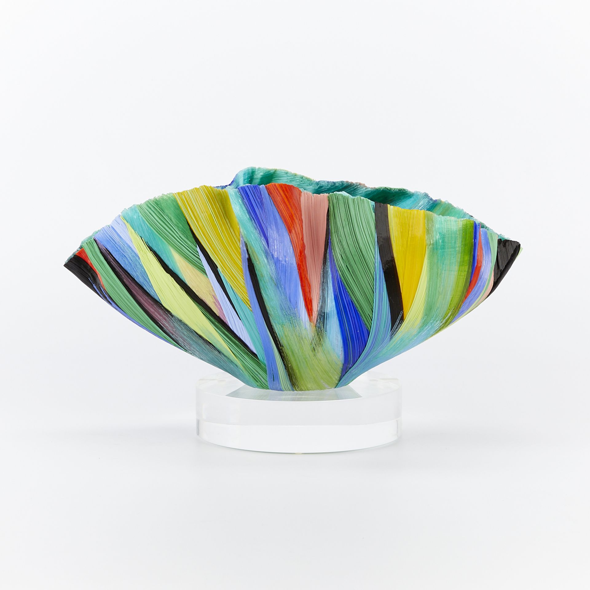 Mary Ann "Toots" Zynsky Filet-de-Verre Glass Bowl - Bild 4 aus 13