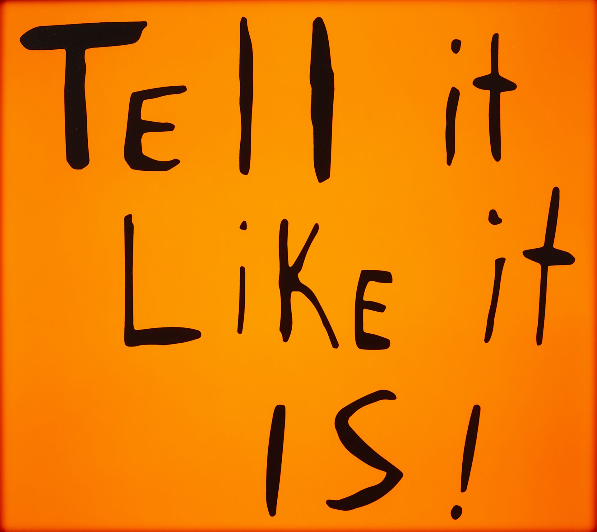 Sam Durant "Tell It Like It Is" Electric Sign 2020 - Image 3 of 11