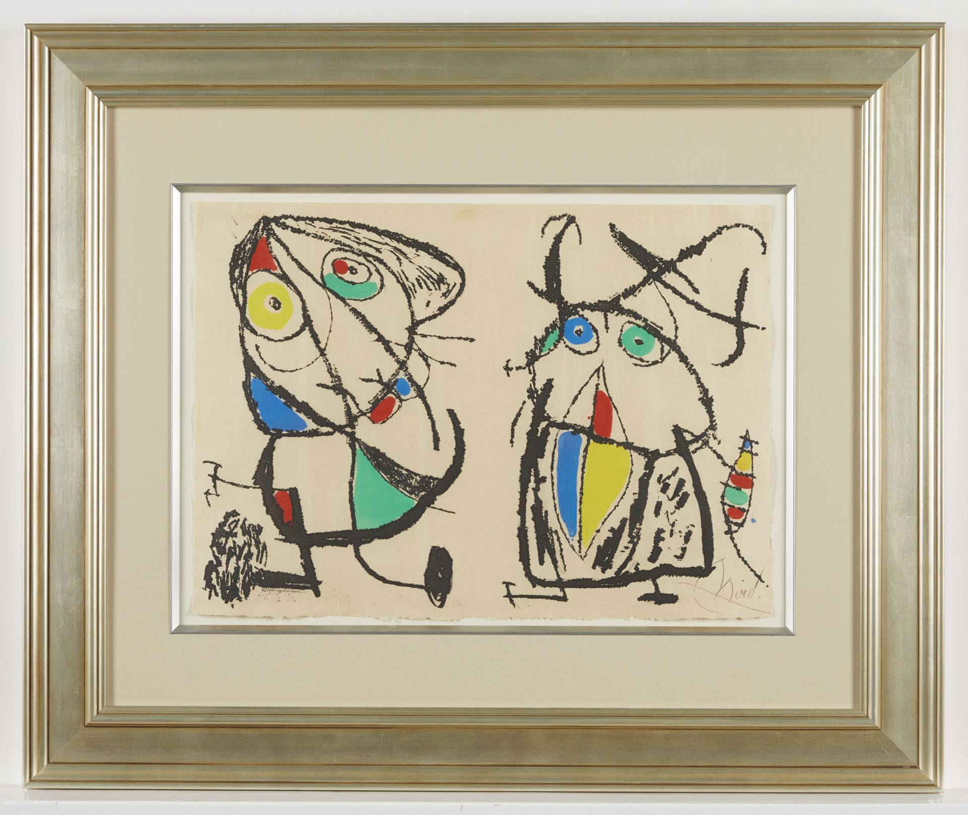 Joan Miro "Le Courtesan Grotesque" Print 1974 - Bild 3 aus 7