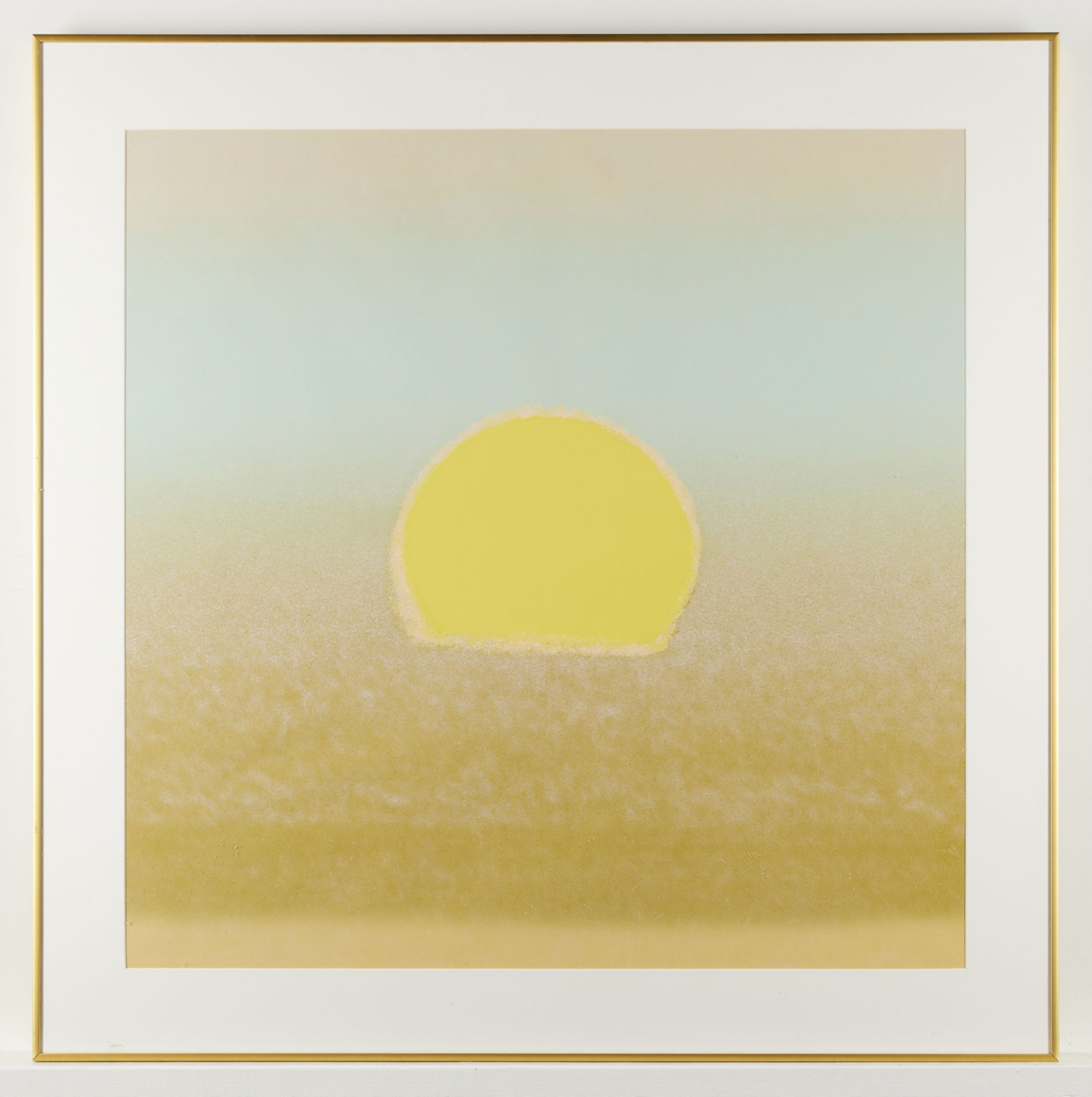 Andy Warhol "Sunset" Screenprint 1972 - Bild 3 aus 8