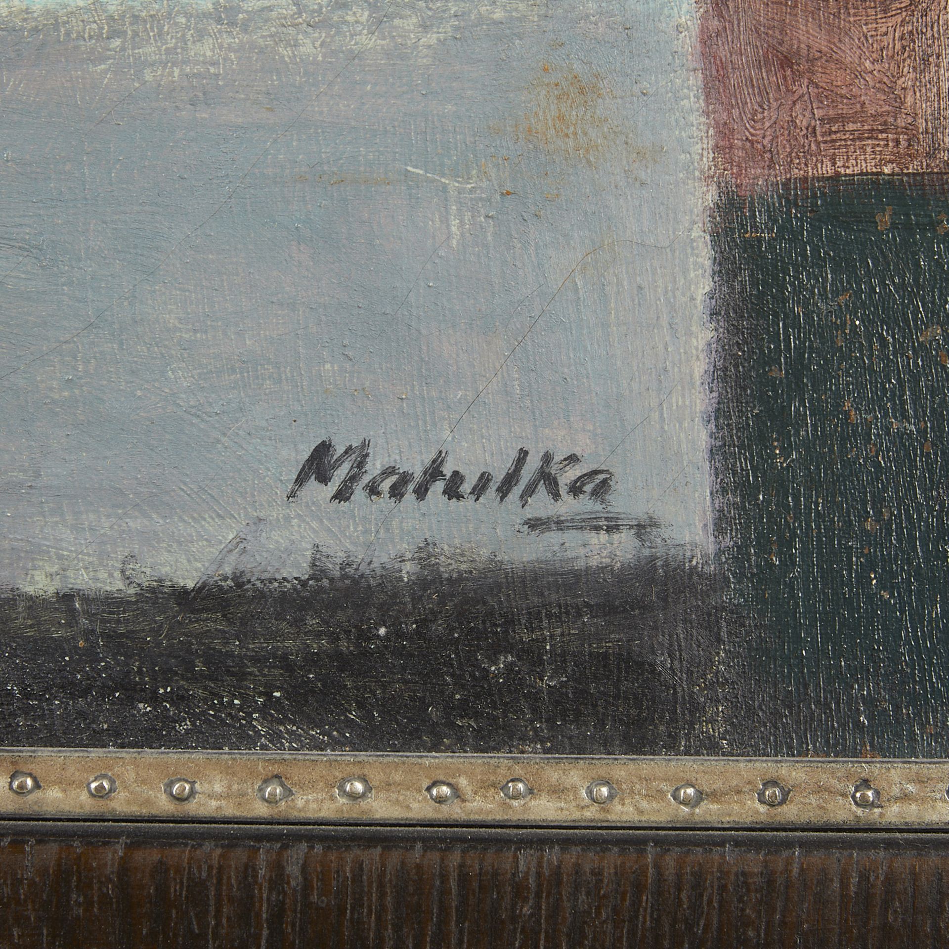 Jan Matulka "Still Life w/ Ceramic Bird" Painting - Image 2 of 7