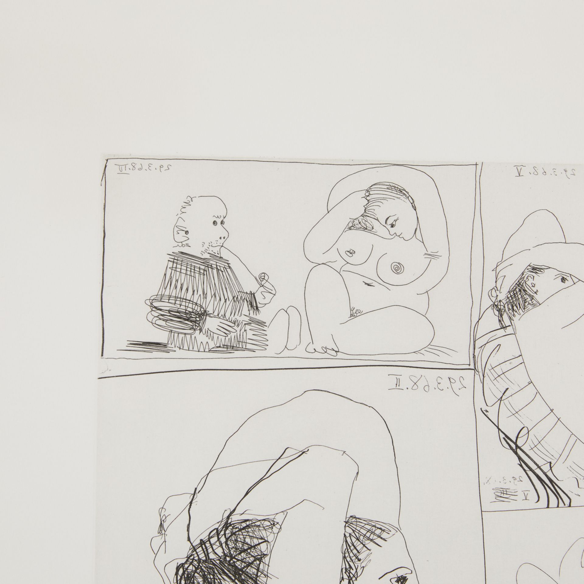 Picasso "Bande Dessinee" Etching 347 Series - Bild 7 aus 10