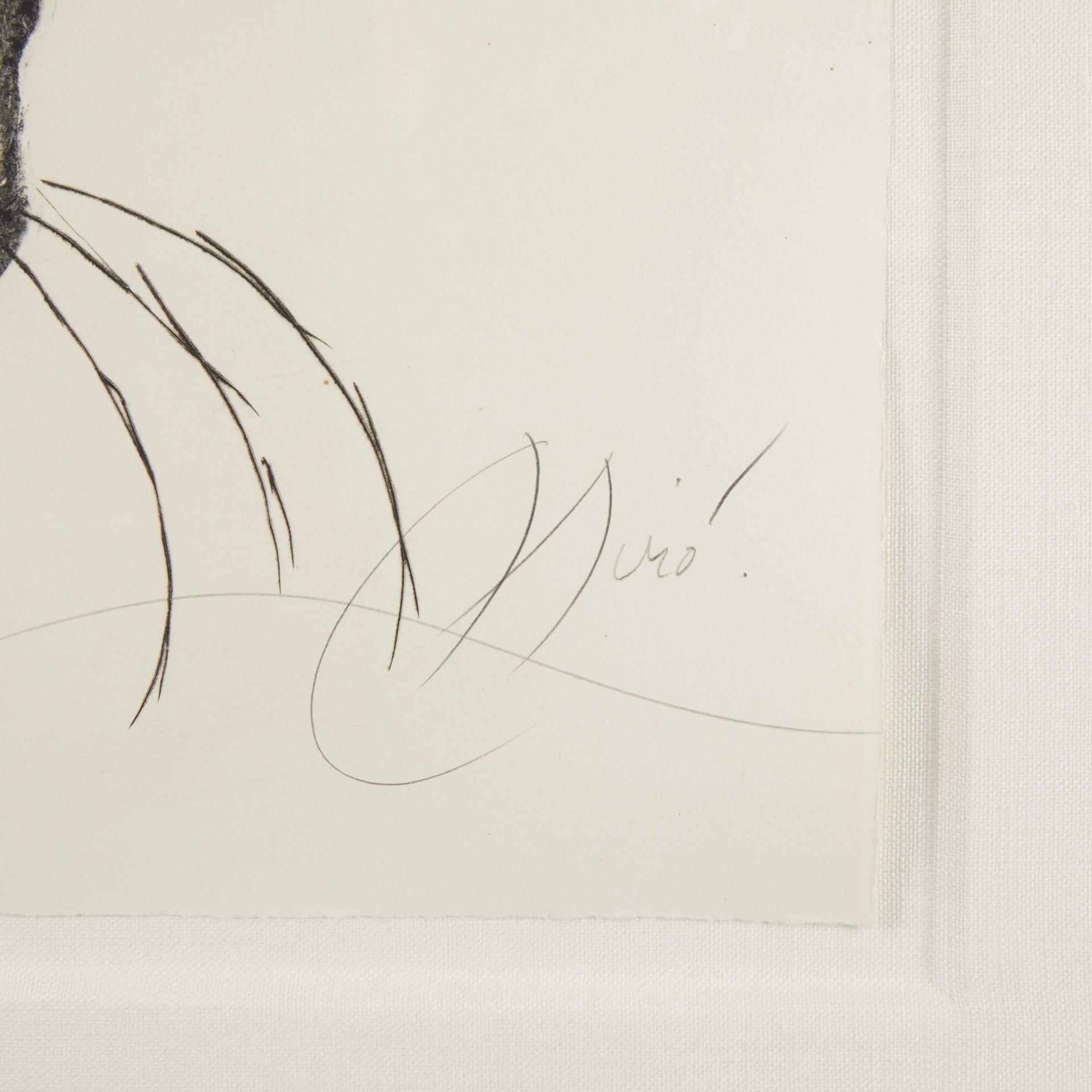 Joan Miro "Espriu" Print Plate V 1974 - Image 2 of 8