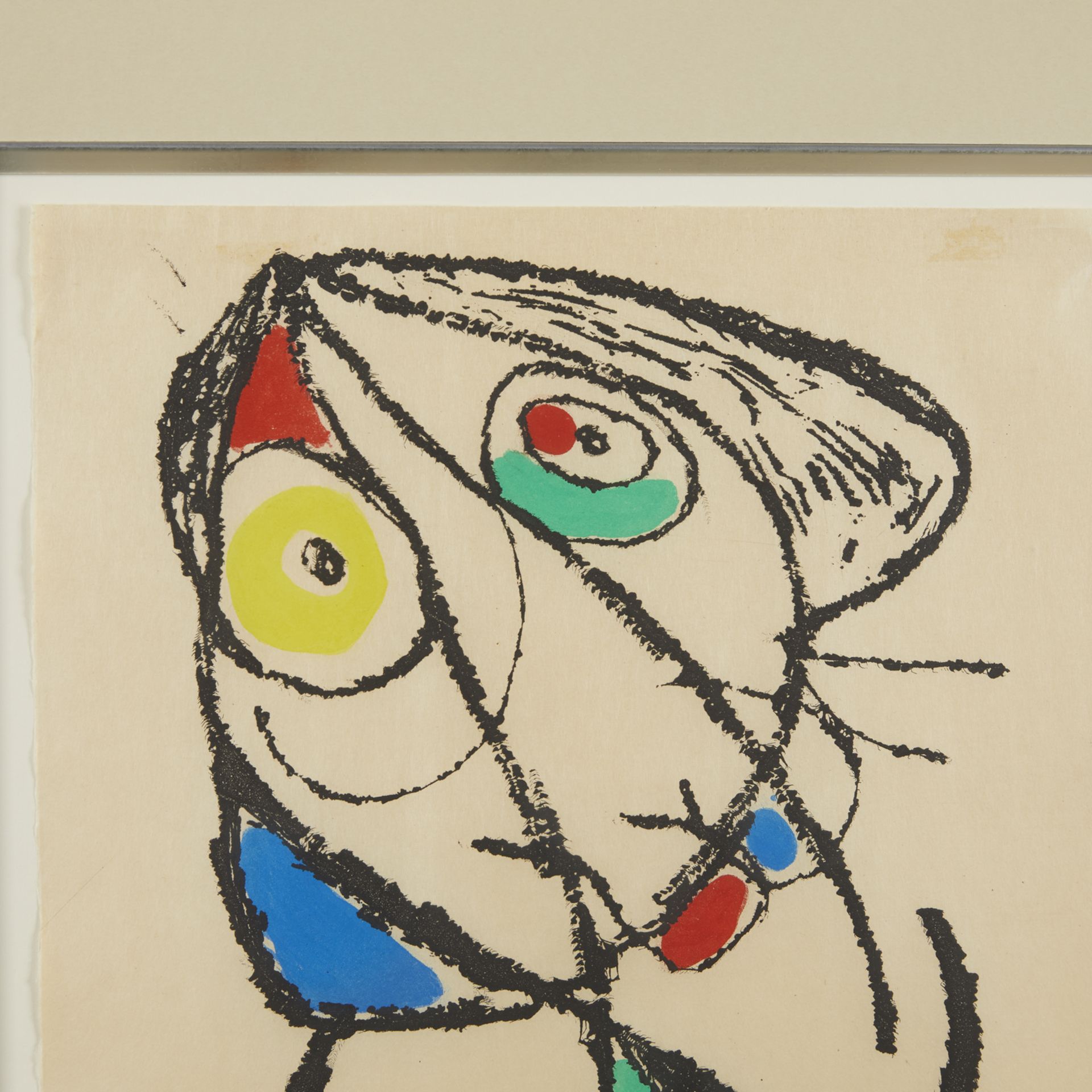 Joan Miro "Le Courtesan Grotesque" Print 1974 - Image 4 of 7