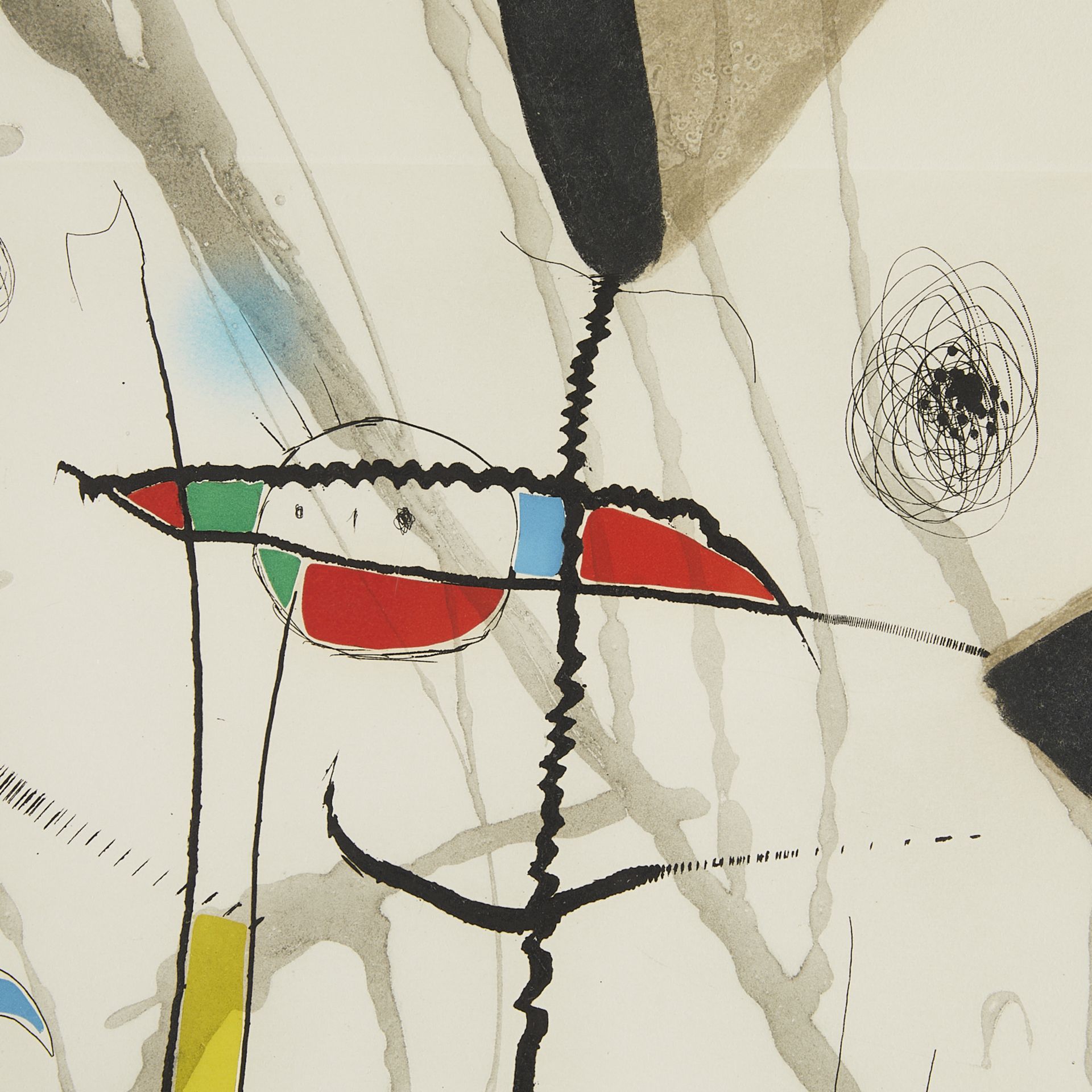Joan Miro "El Pi de Formentor" Aquatint 1976 - Image 4 of 8