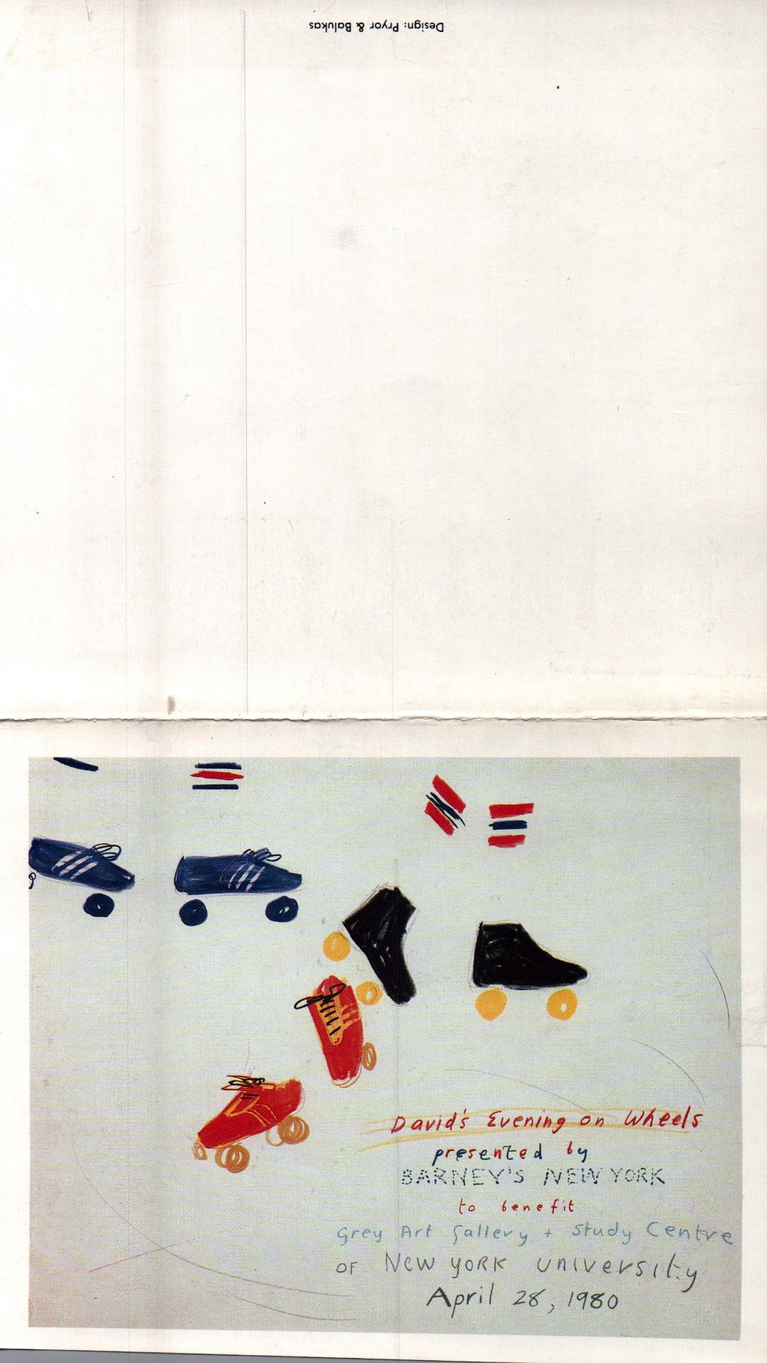 David Hockney "Birthday Card" Painting 1980 - Image 8 of 8
