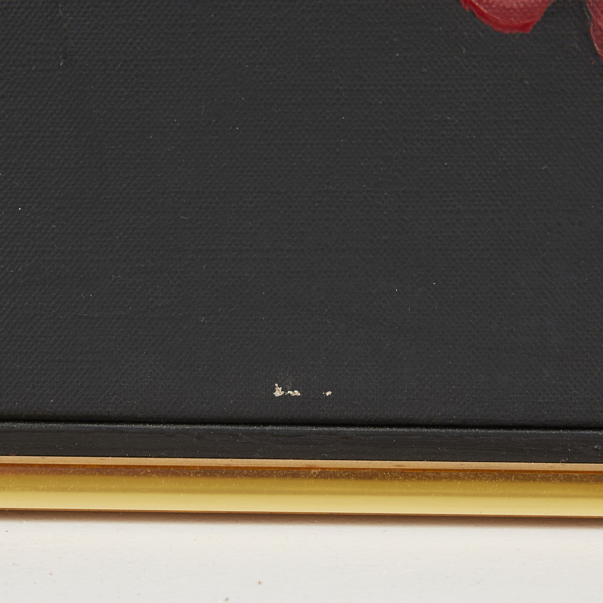 Lowell Nesbitt "Two Irises on Black" Oil on Canvas - Bild 6 aus 9