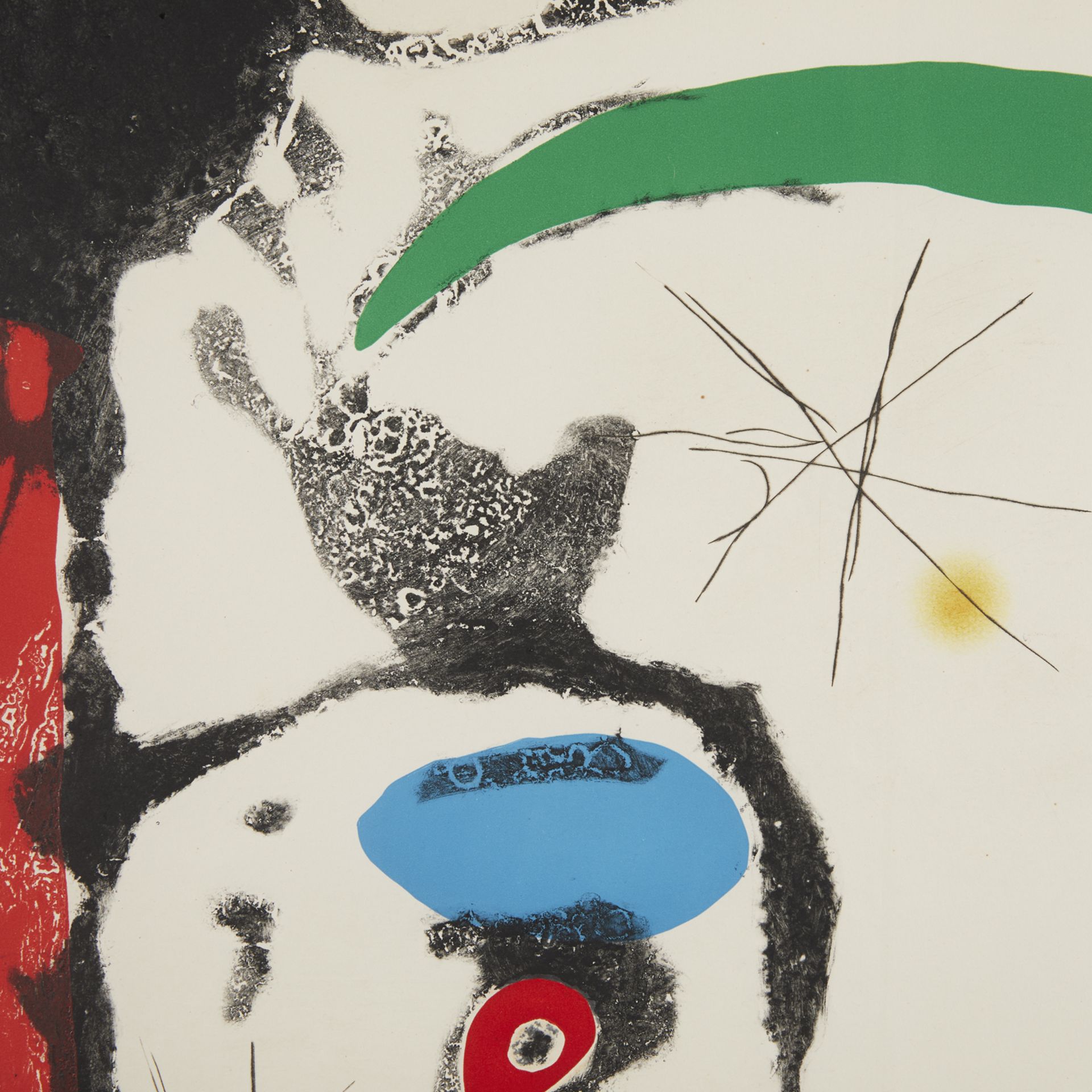 Joan Miro "Espriu" Print Plate V 1974 - Image 5 of 8