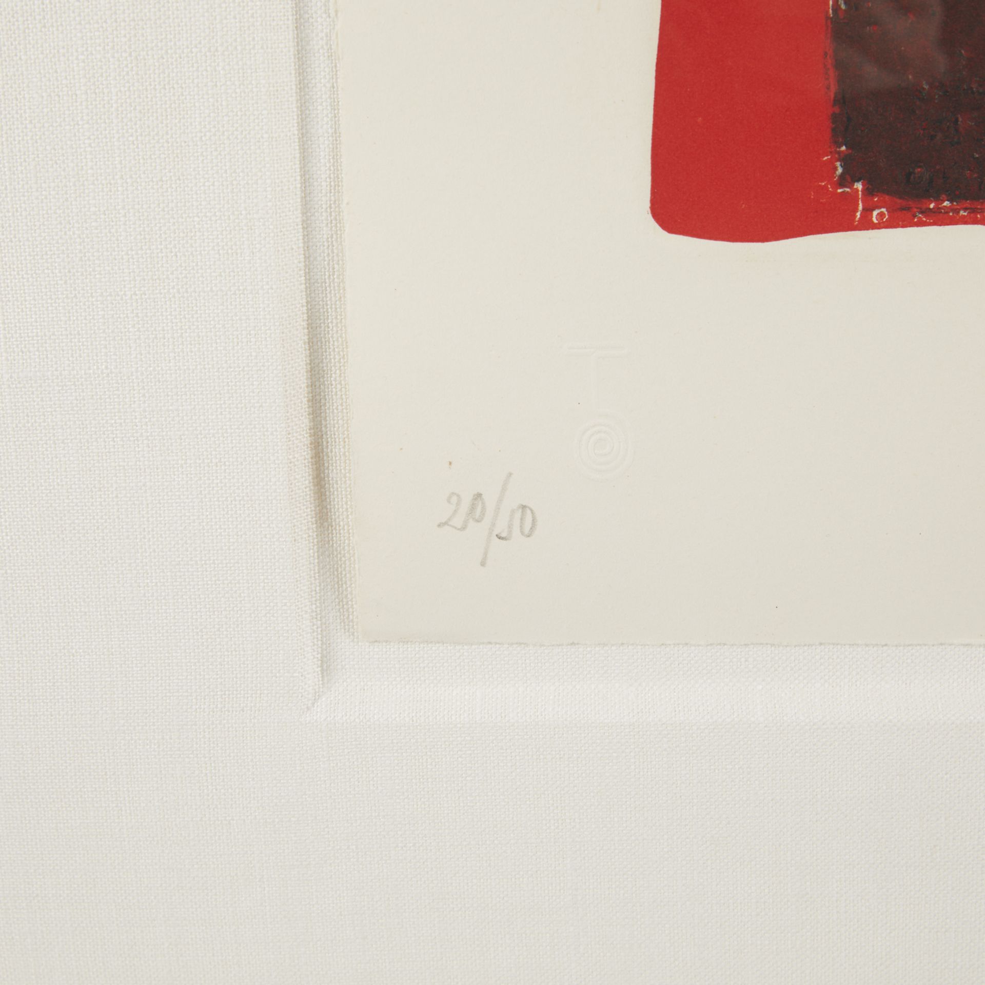 Joan Miro "Espriu" Print Plate V 1974 - Image 7 of 8