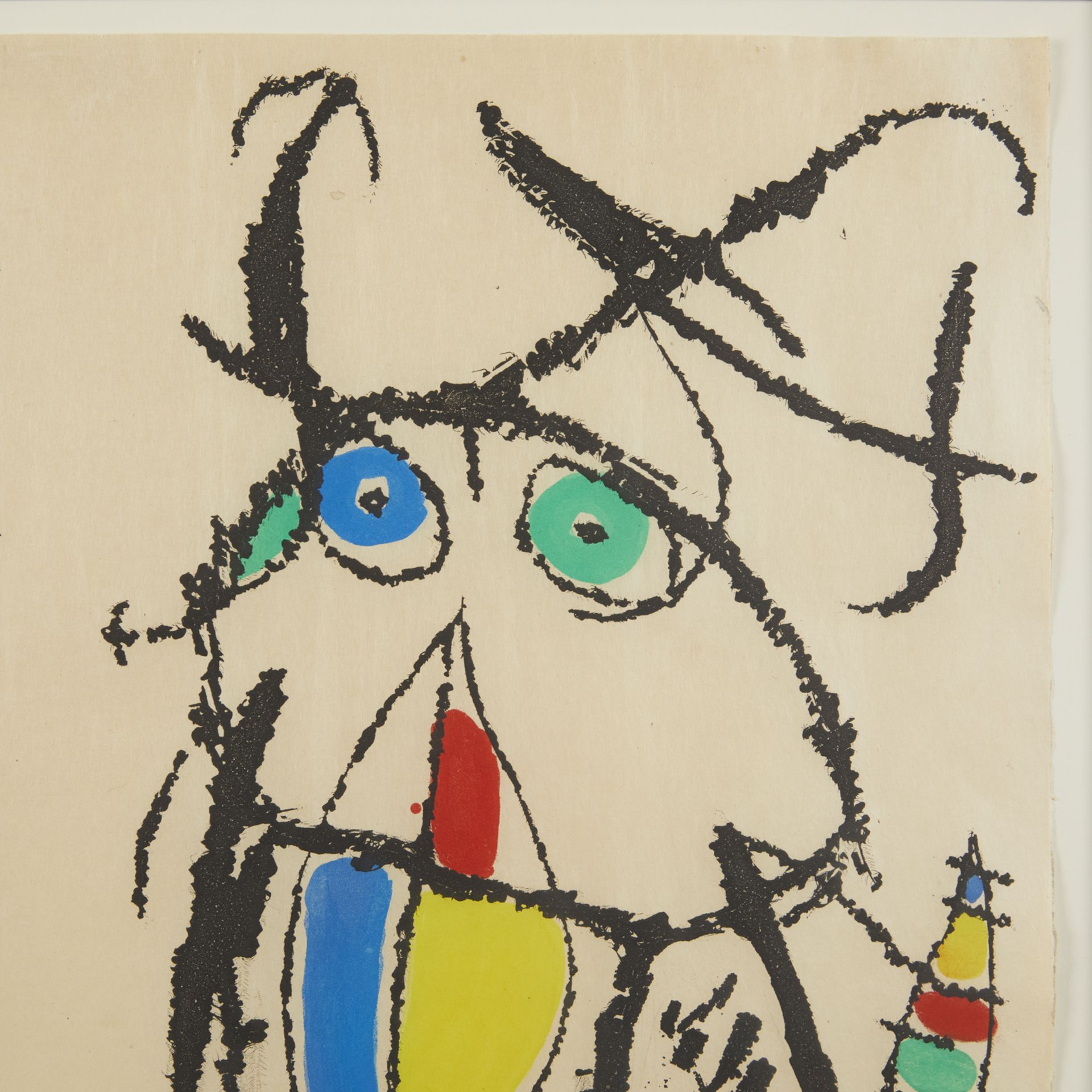 Joan Miro "Le Courtesan Grotesque" Print 1974 - Image 5 of 7