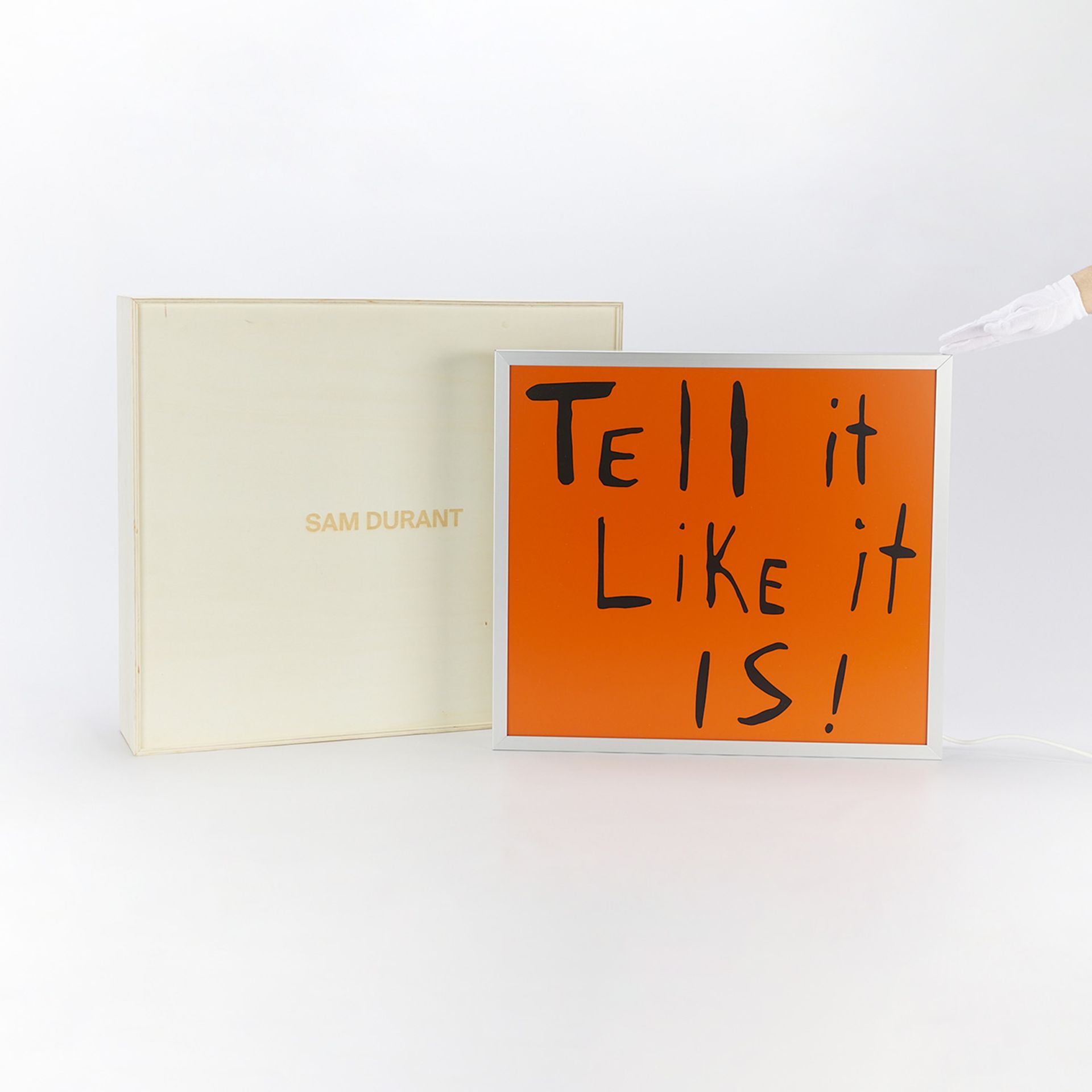 Sam Durant "Tell It Like It Is" Electric Sign 2020 - Image 2 of 11