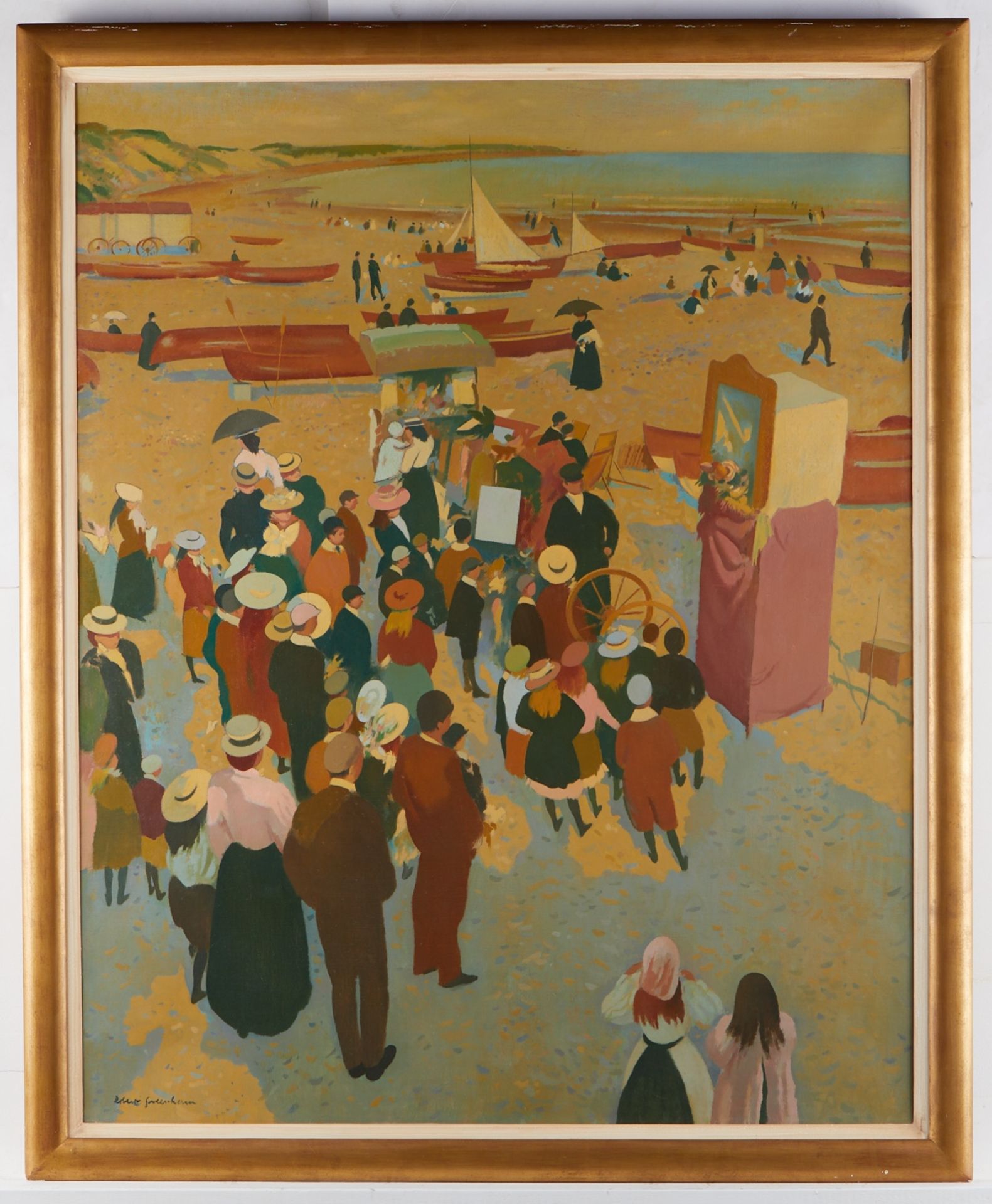 Robert Duckworth Greenham Seaside Painting - Image 2 of 7